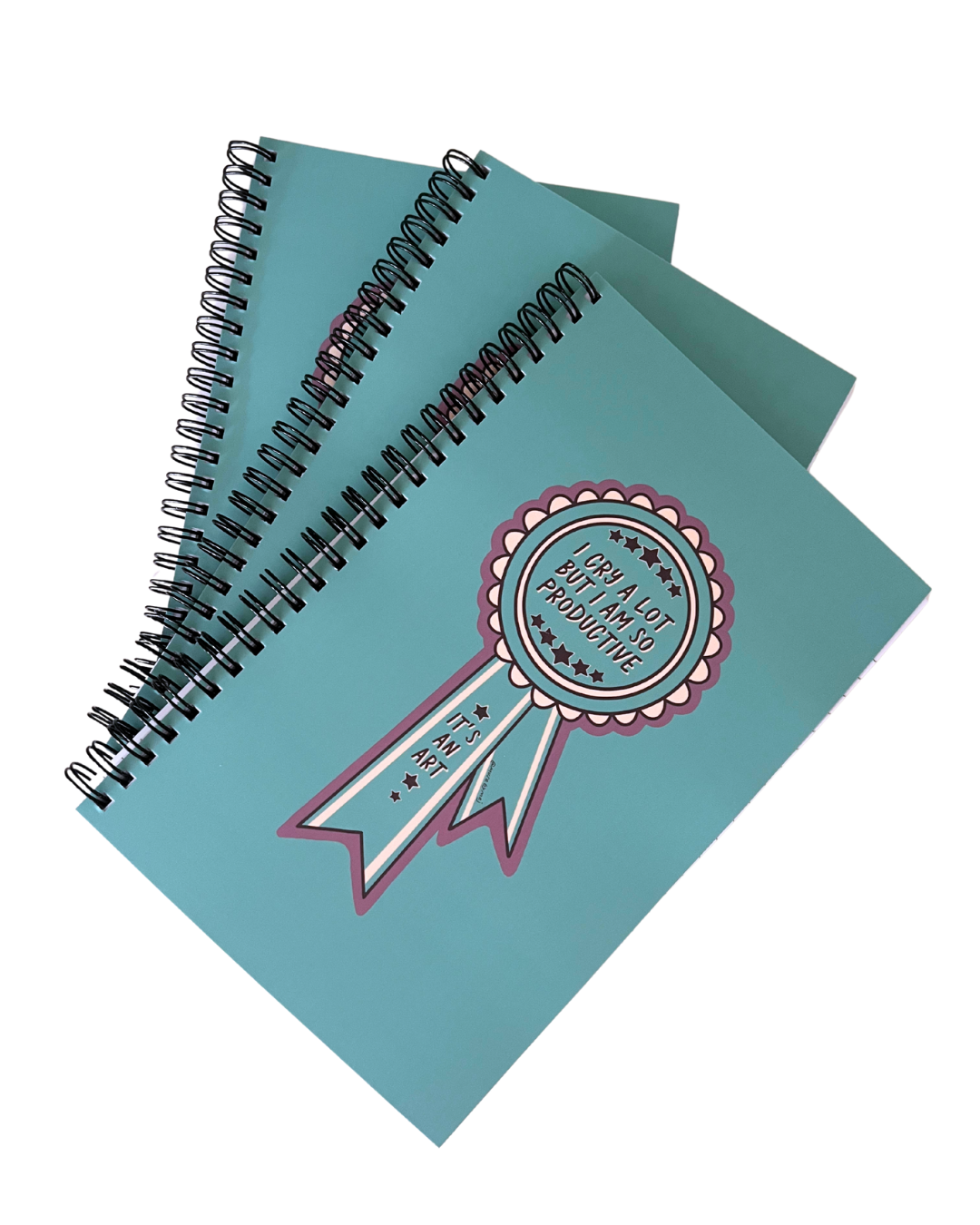 i cry a lot spiral notebooks