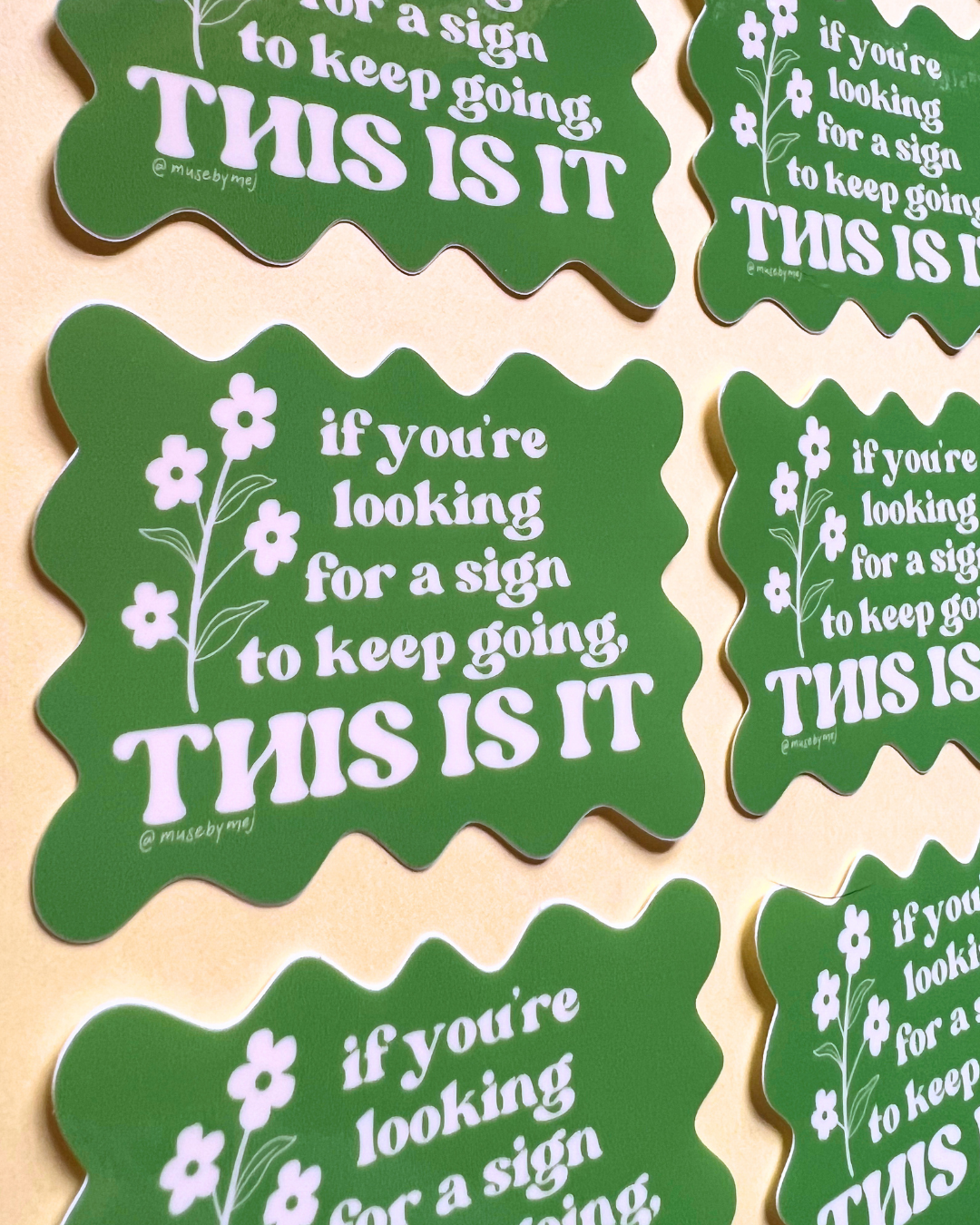 if you're looking for a sign sticker