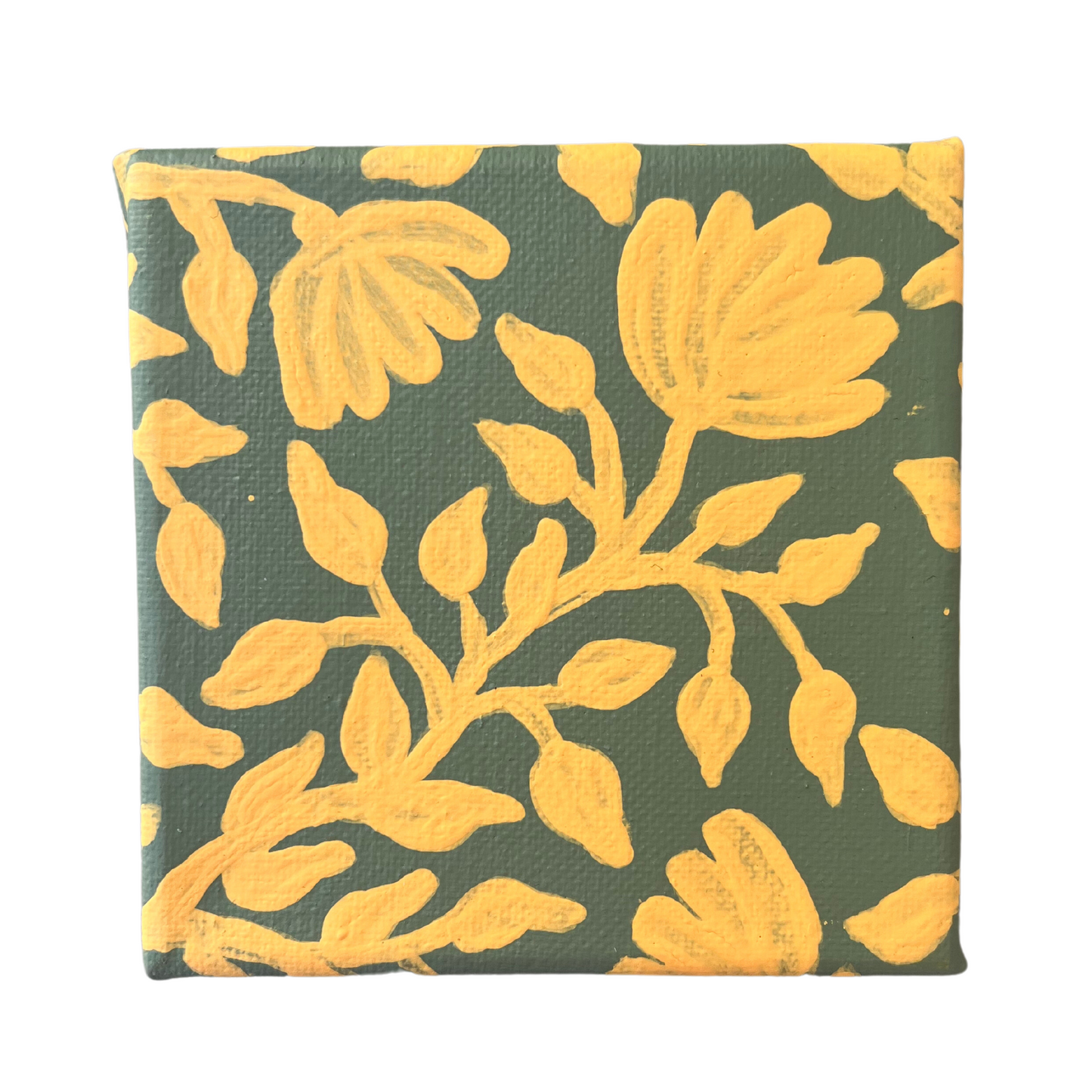 sage floral mini