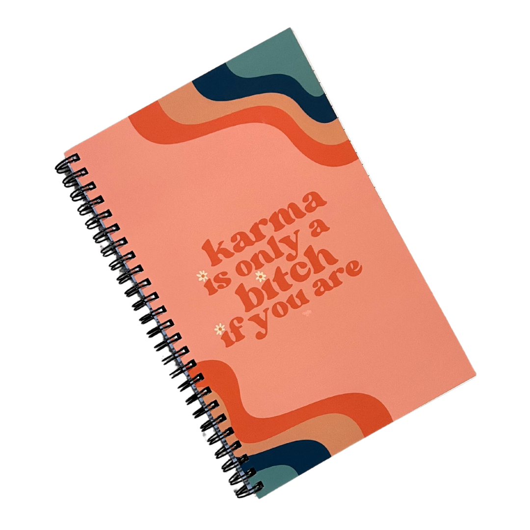 karma is a bitch notebooks