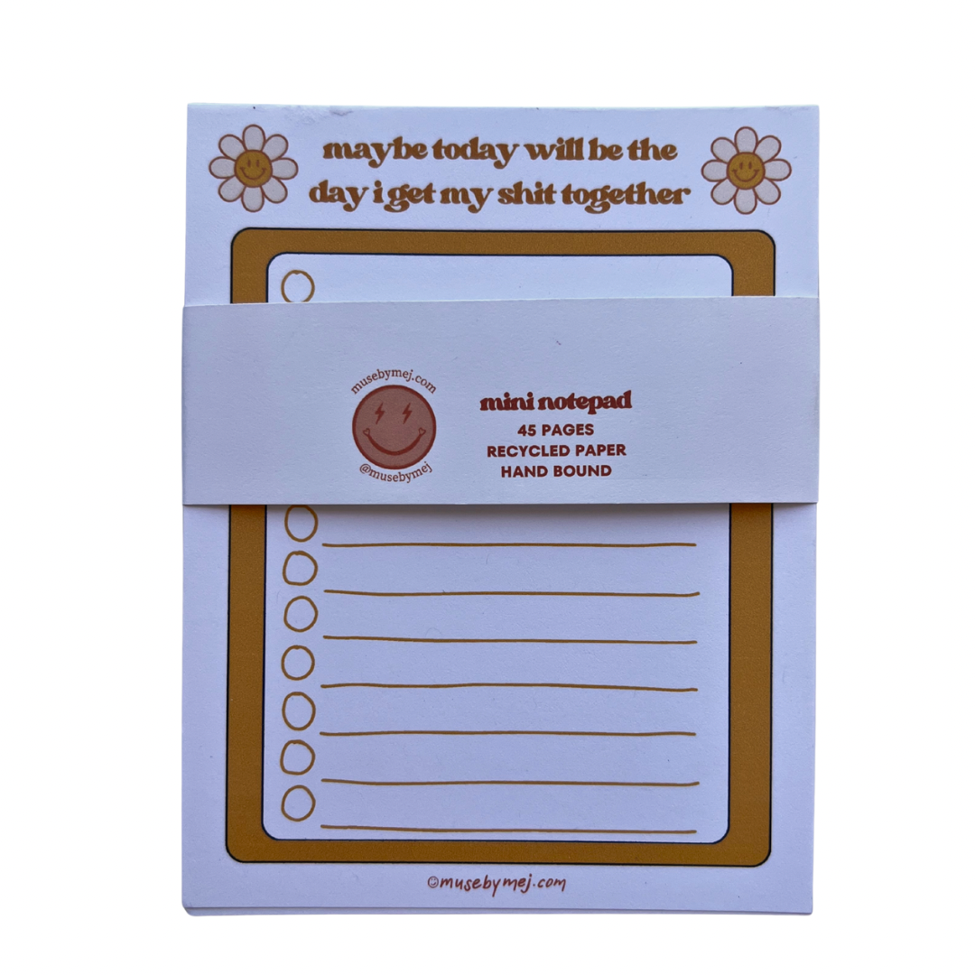 to-do list notepad - maybe this will be the day