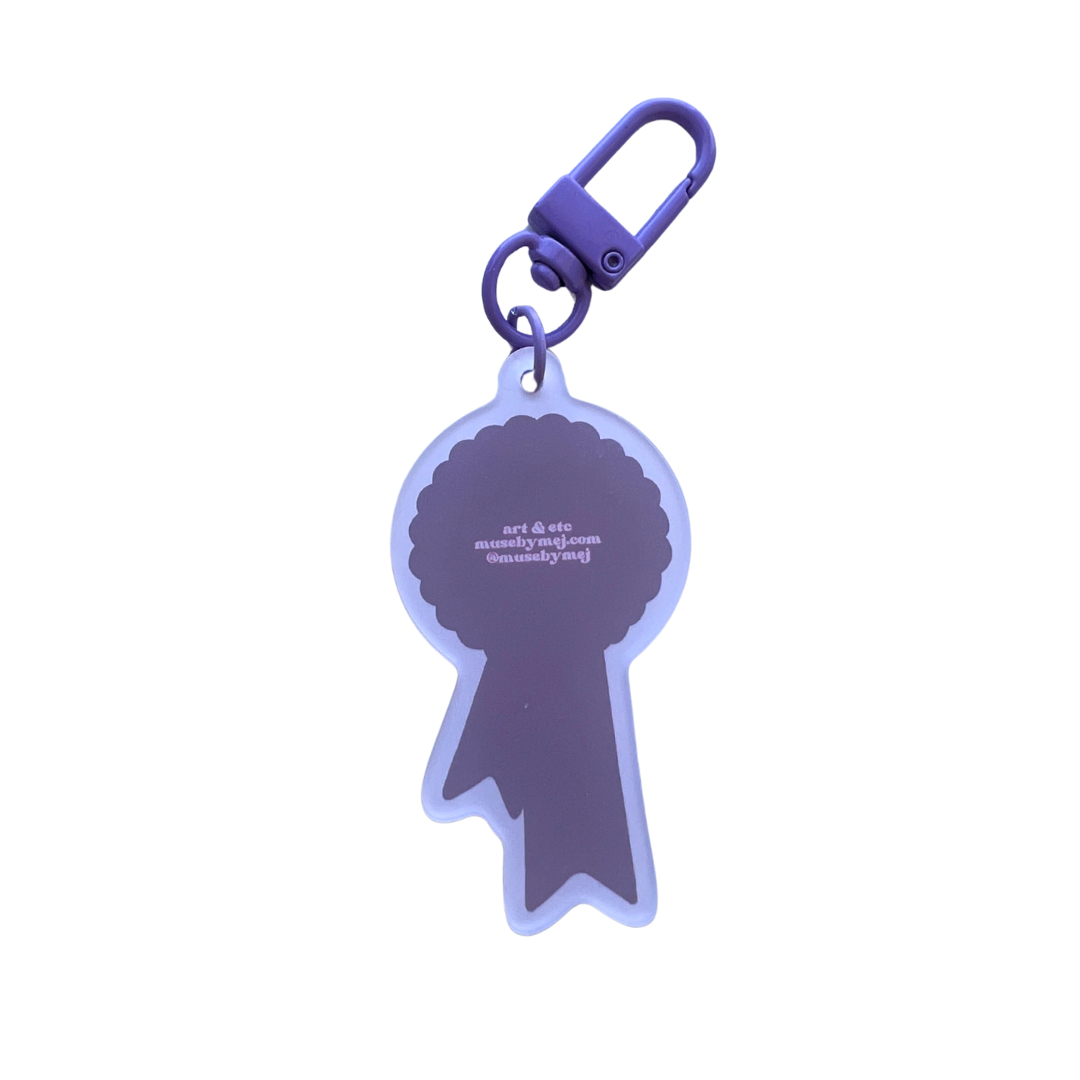 i cry a lot acrylic keychain