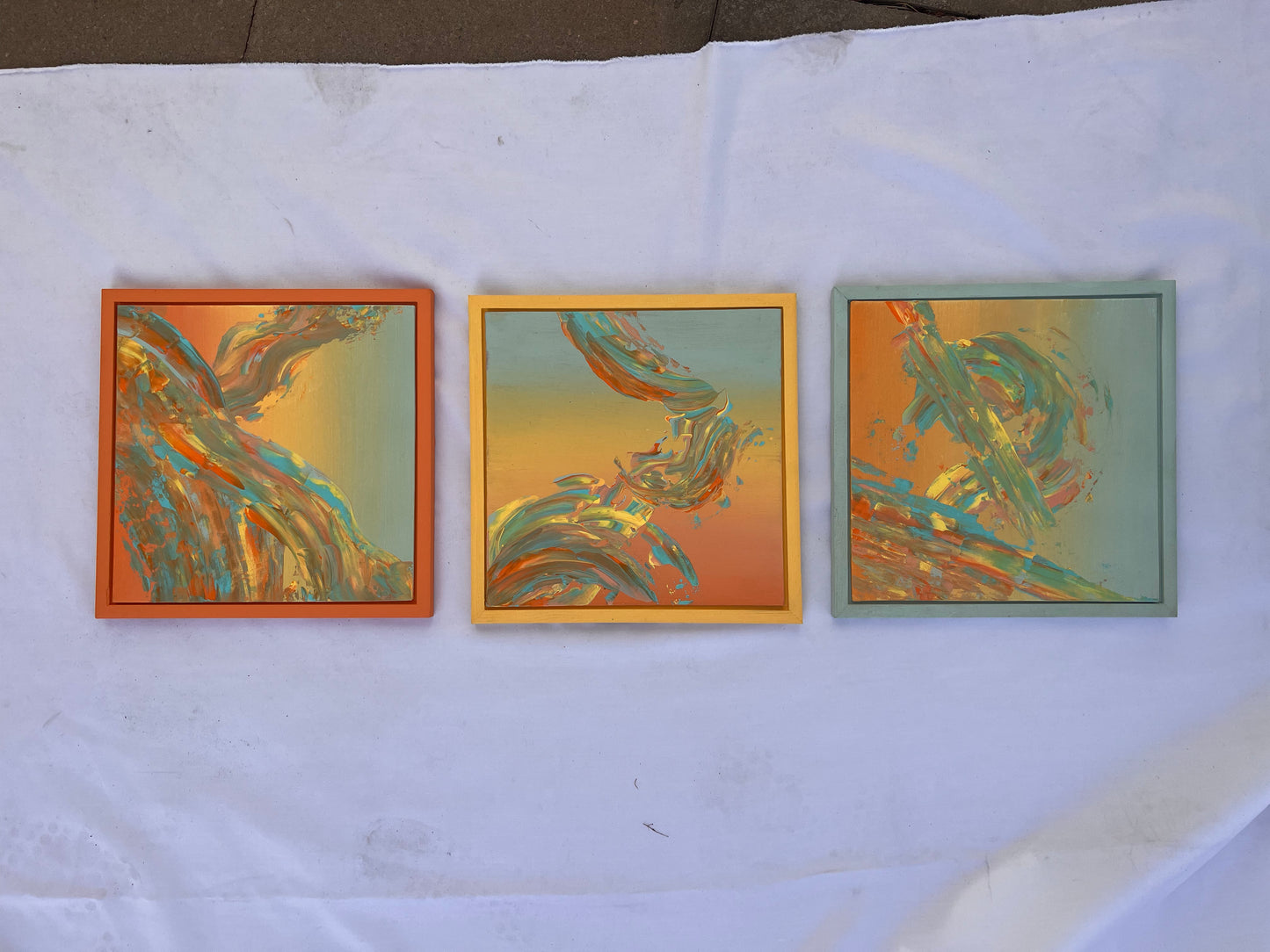 sunny swirl 003 orange frame