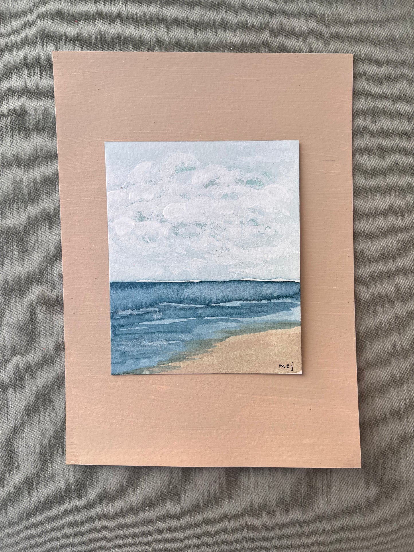 framed original - seaside