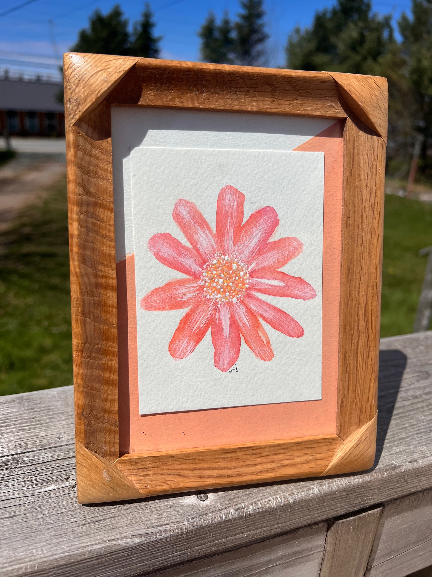 framed original - daisy hazy