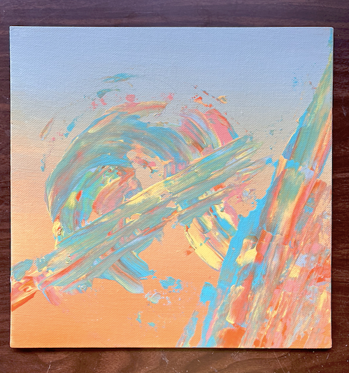sunny swirl 001 blue frame