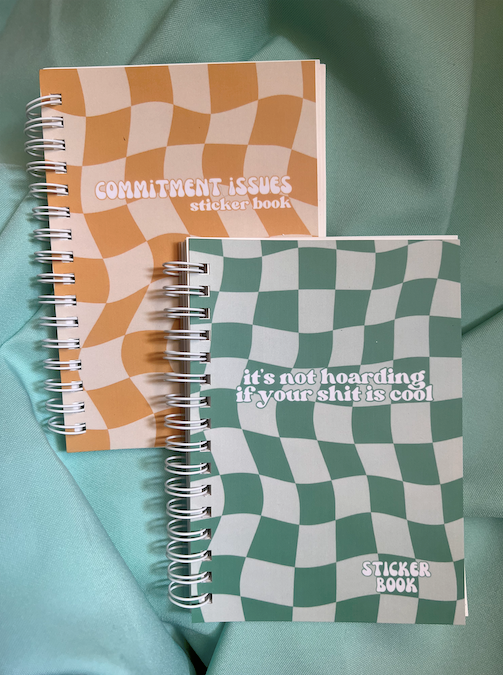 sticker books (peel & restick)