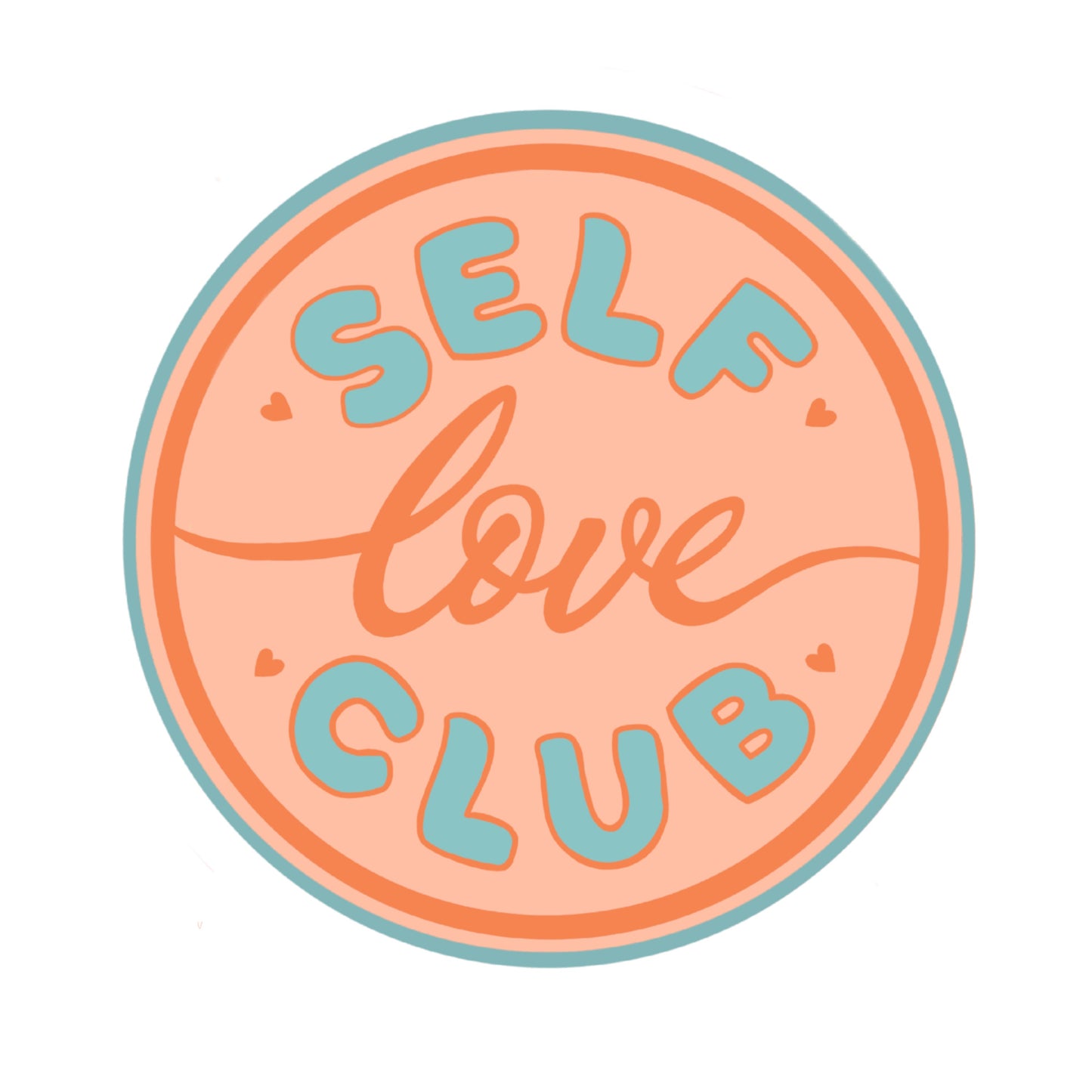 self love club sticker