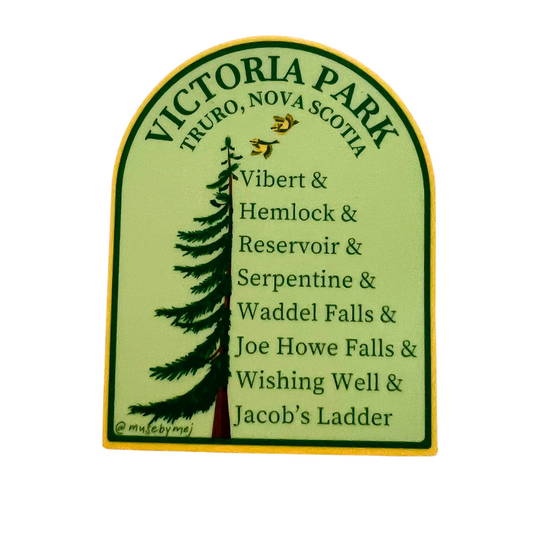 victoria park (truro) sticker