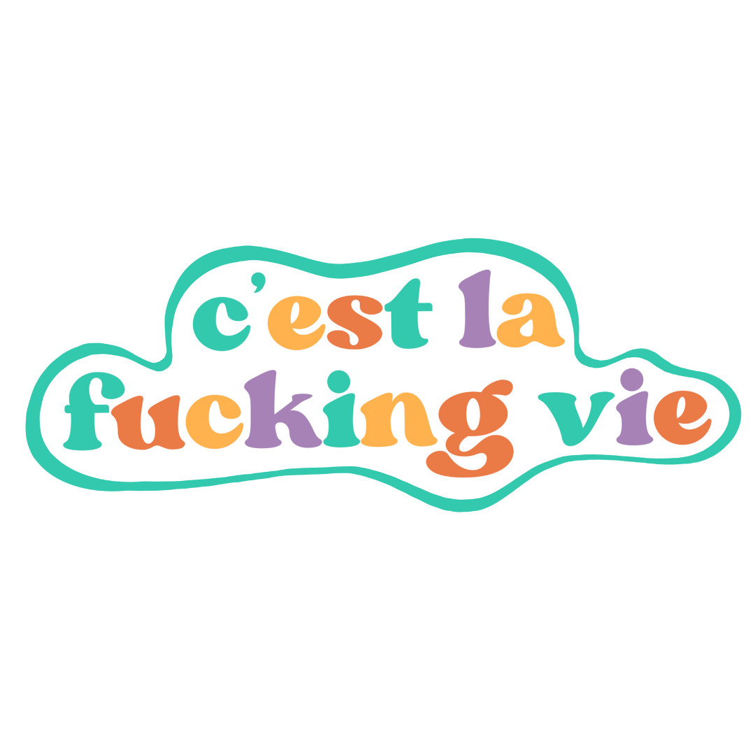 c'est la fucking vie sticker