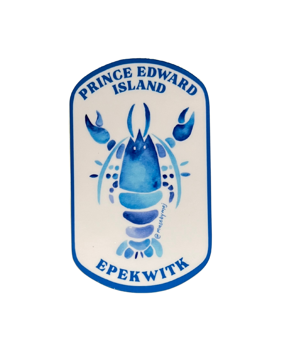 prince edward island/epekwitk lobster stickers