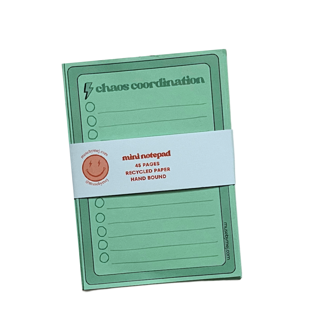 to-do list notepad - chaos coordination