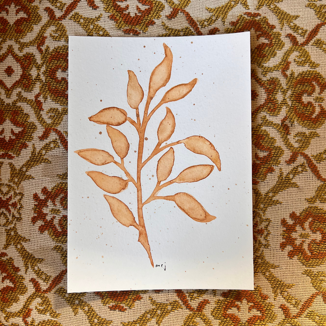 autumn leaves - amber