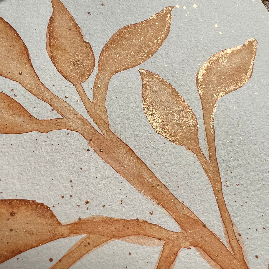 autumn leaves - copper