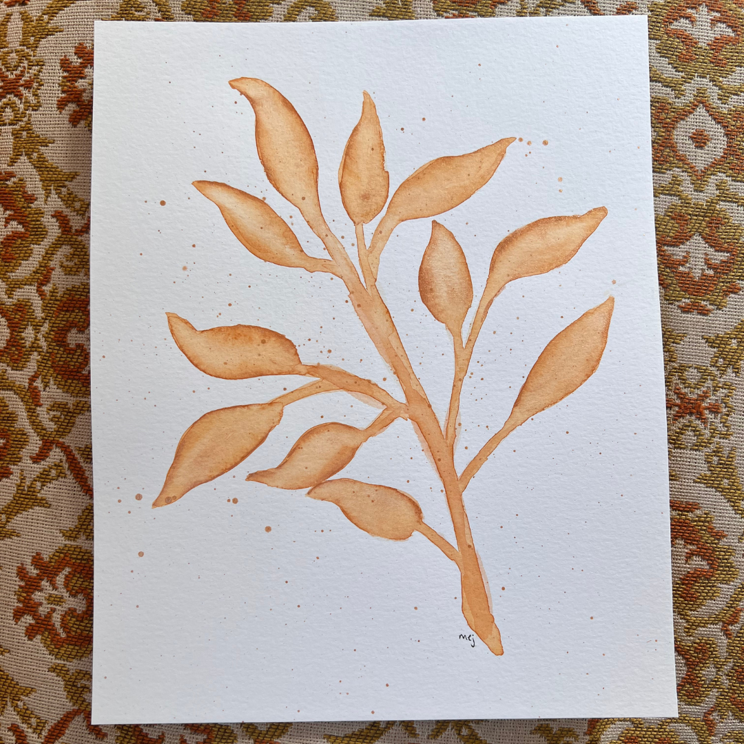 autumn leaves - copper