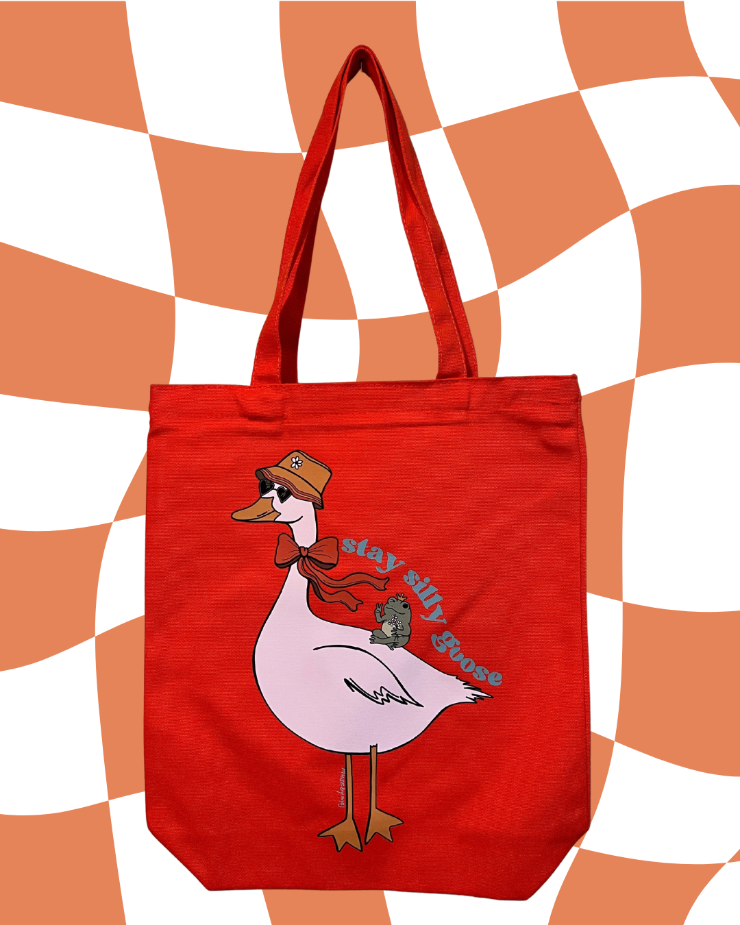 stay silly goose tote bags (3 colours)