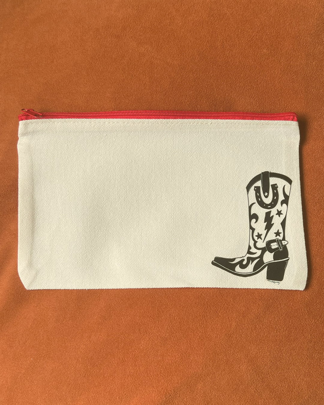 weed, whiskey and willie zipper pouch
