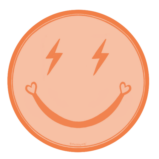 lightning lover sticker