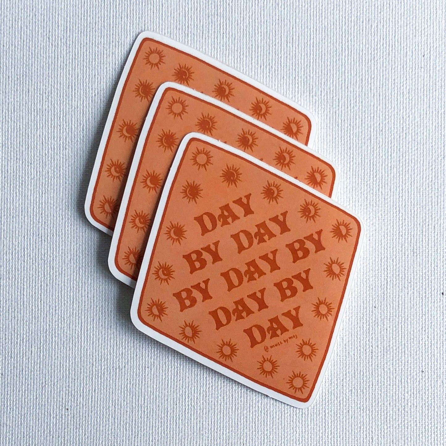 day by day by day sticker