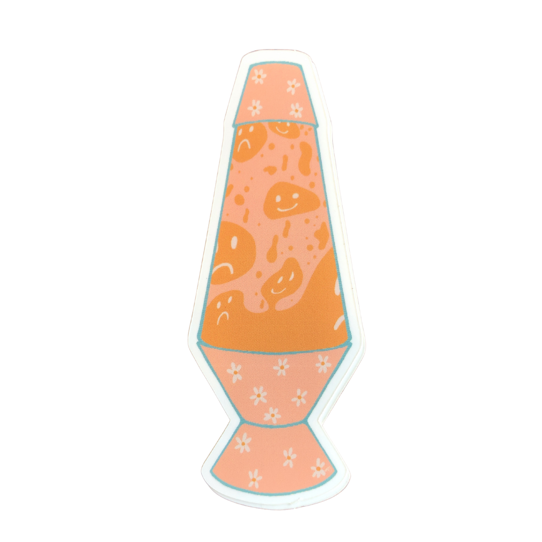 lava lamp sticker