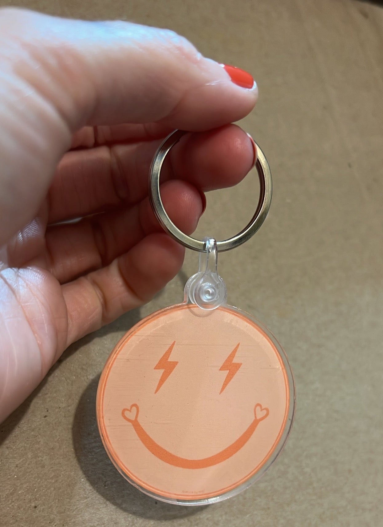lightning lover keychain