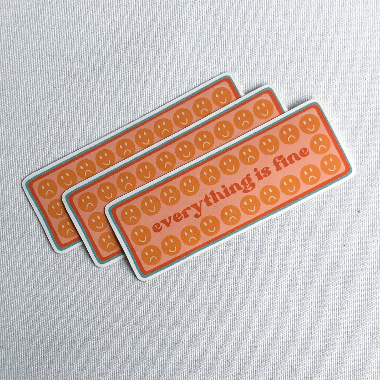 everything is fine sticker