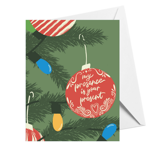 my presence is your present card