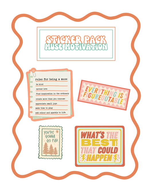 muse motivation sticker bundle