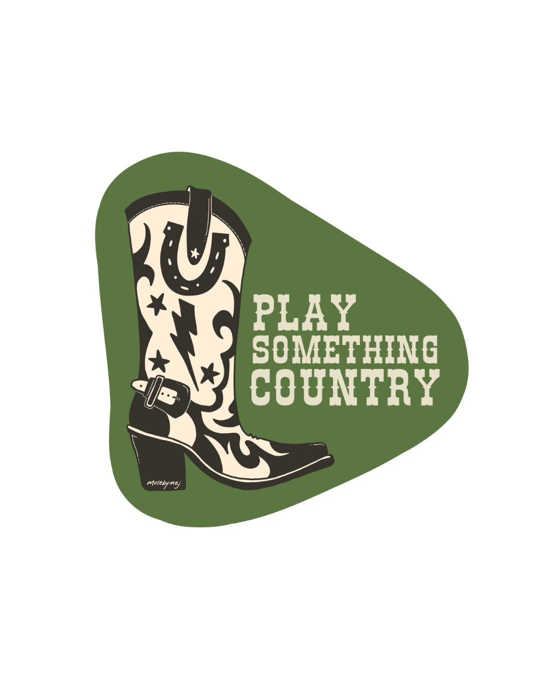 play something country sticker