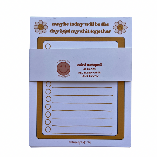to-do list notepad - maybe this will be the day