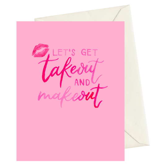 takeout & makeout card