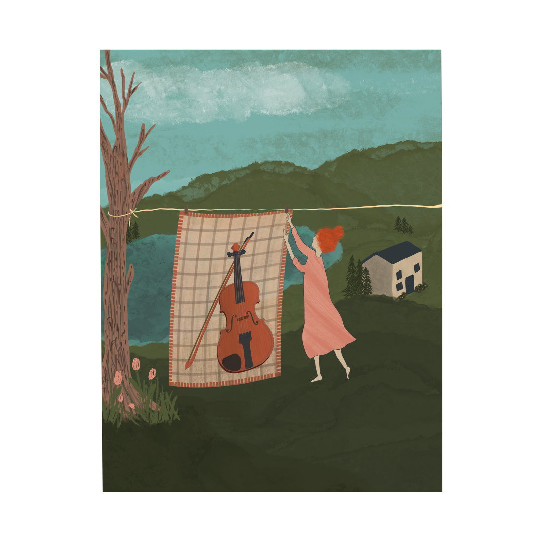 fiddle farm print