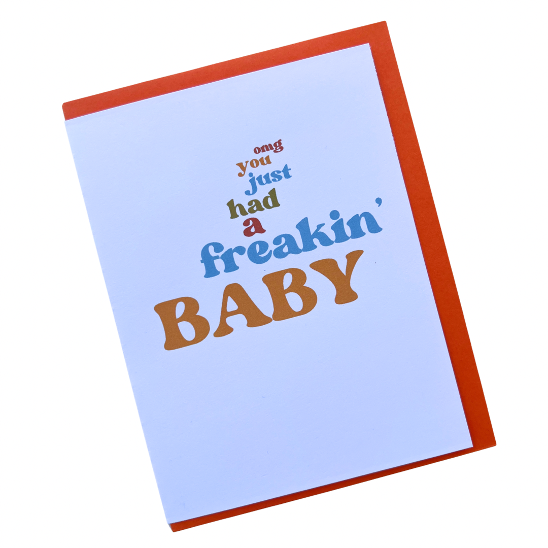 omg you had a baby cards (clean/pg versions)