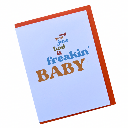 omg you had a baby cards (clean/pg versions)