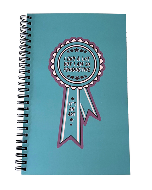 i cry a lot spiral notebooks