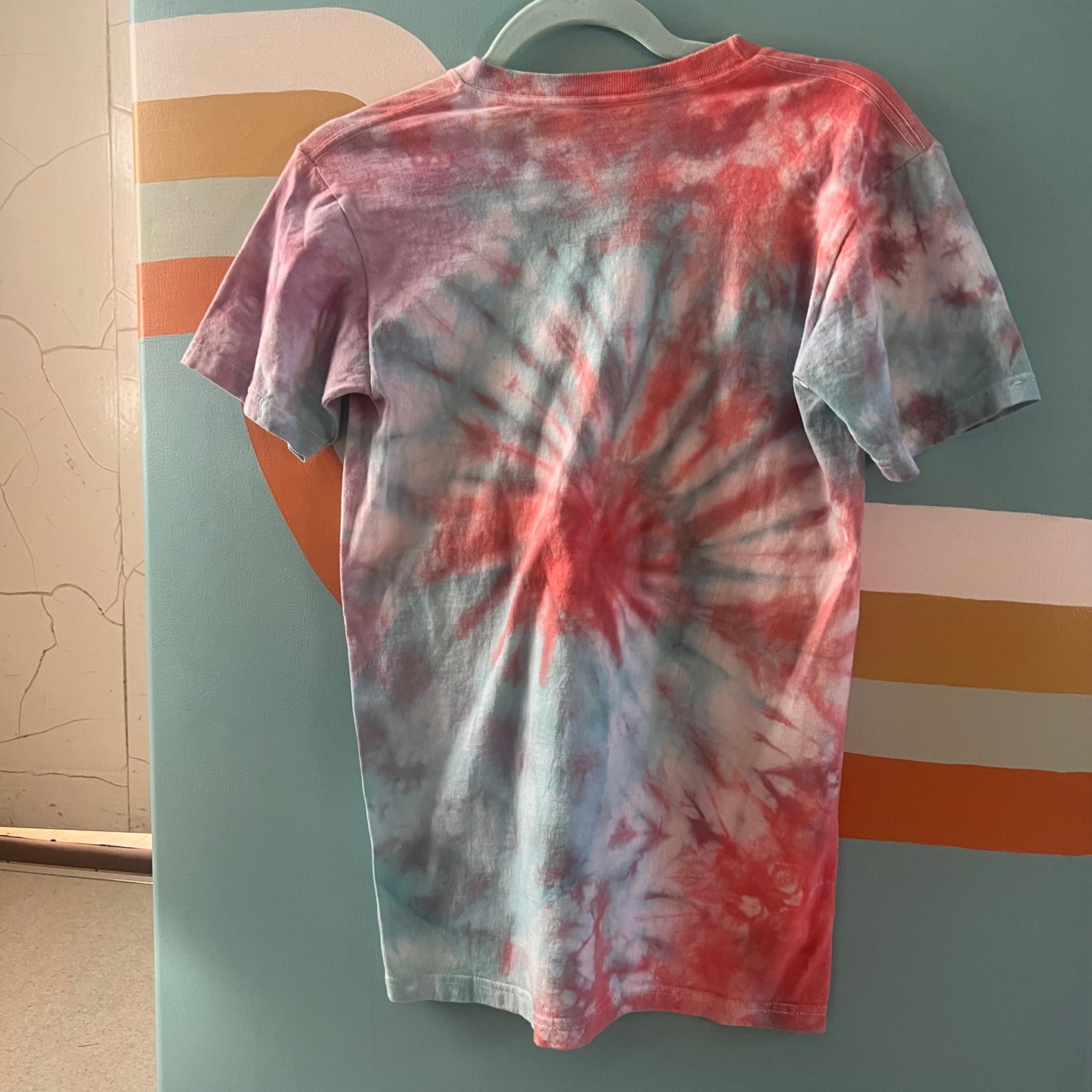 "disconnecting from reality" tie dye tee (size S)