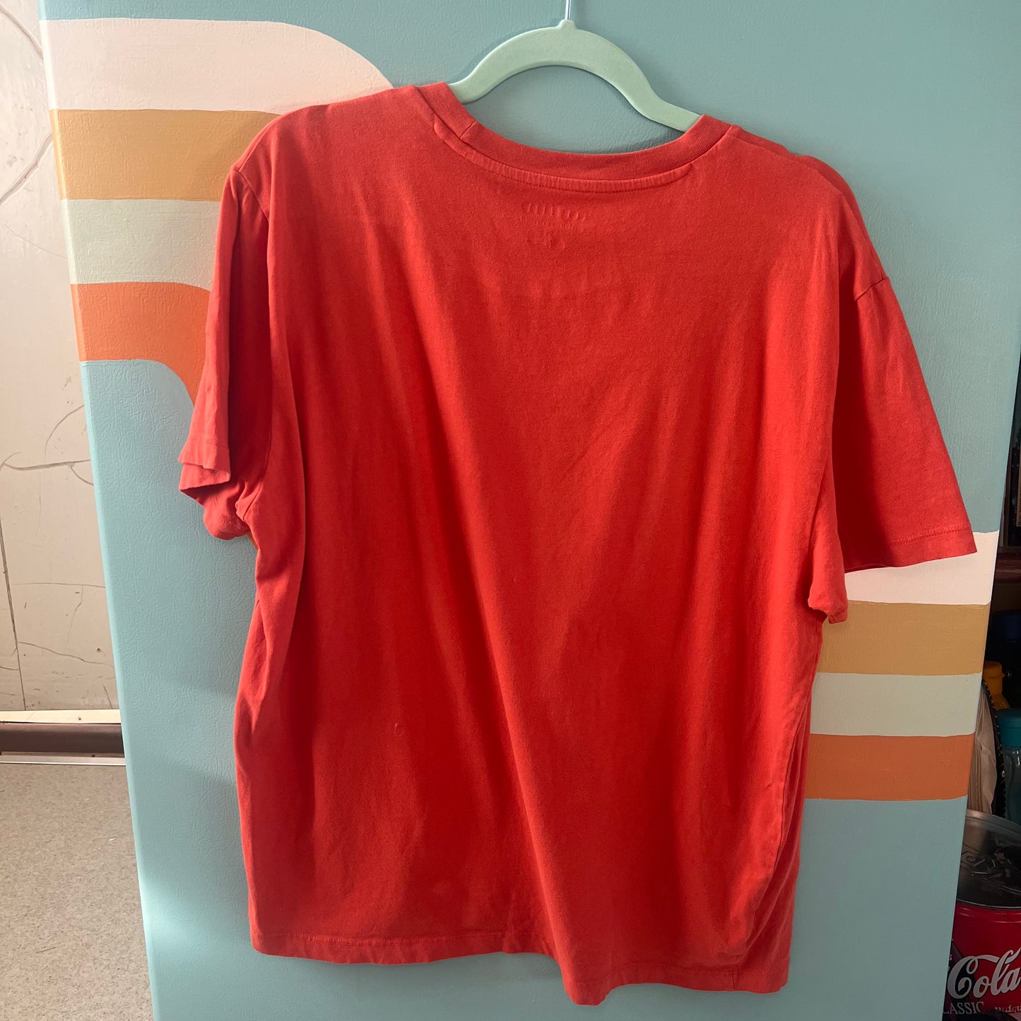 "howdy" burnt orange t-shirt (size L)