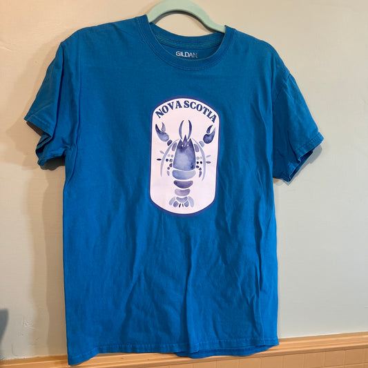 blue lobster blue t-shirt (size M)