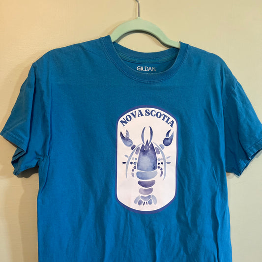 blue lobster blue t-shirt (size M)