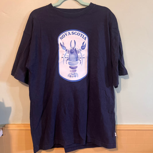 blue lobster navy t-shirt (size L)