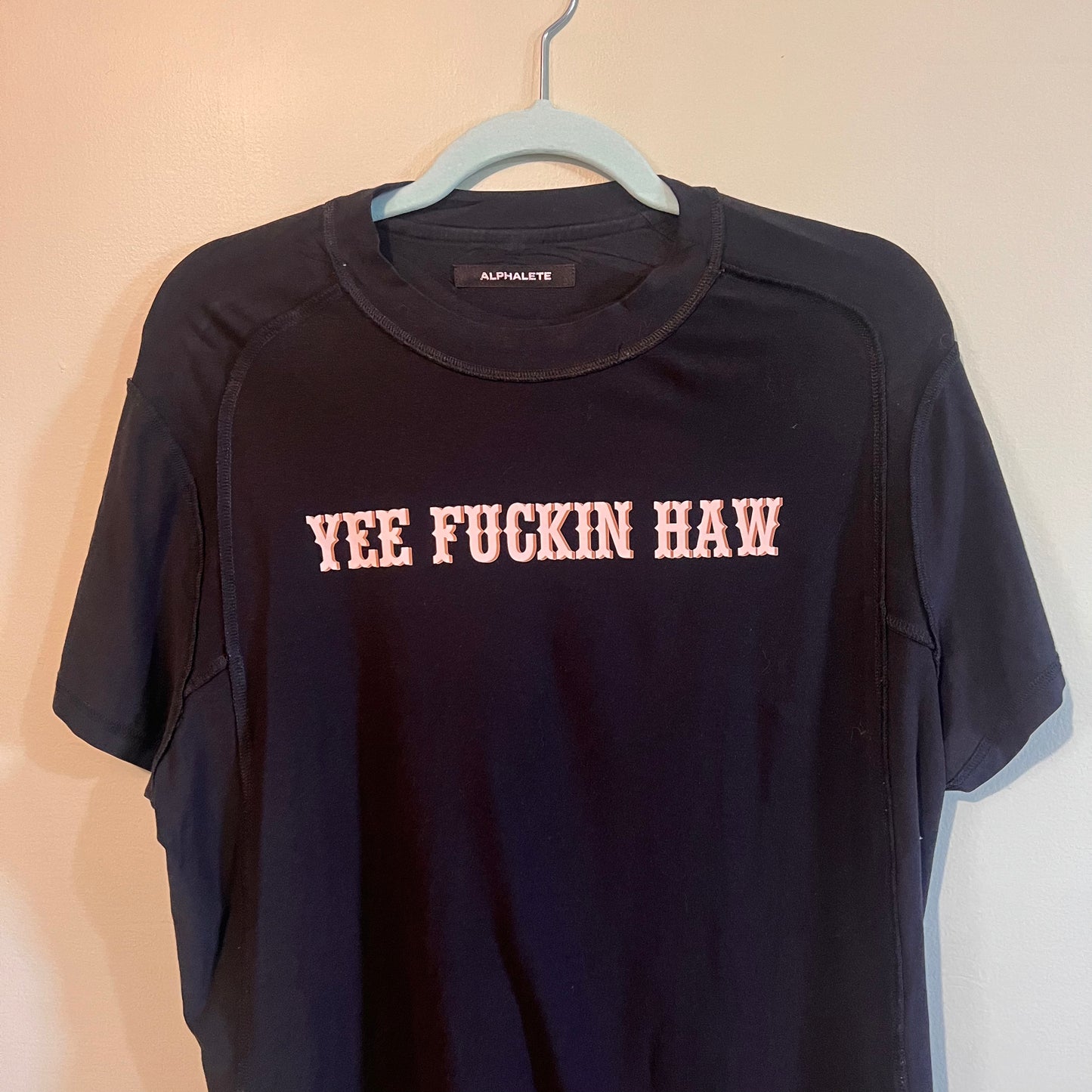 "yee fuckin haw" black t-shirt (size M/L)