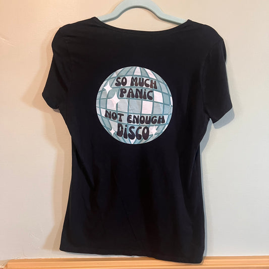 "panic/disco" black tee (size S/M)