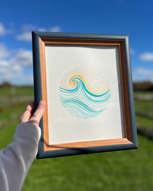 'core summer' watercolour original painting