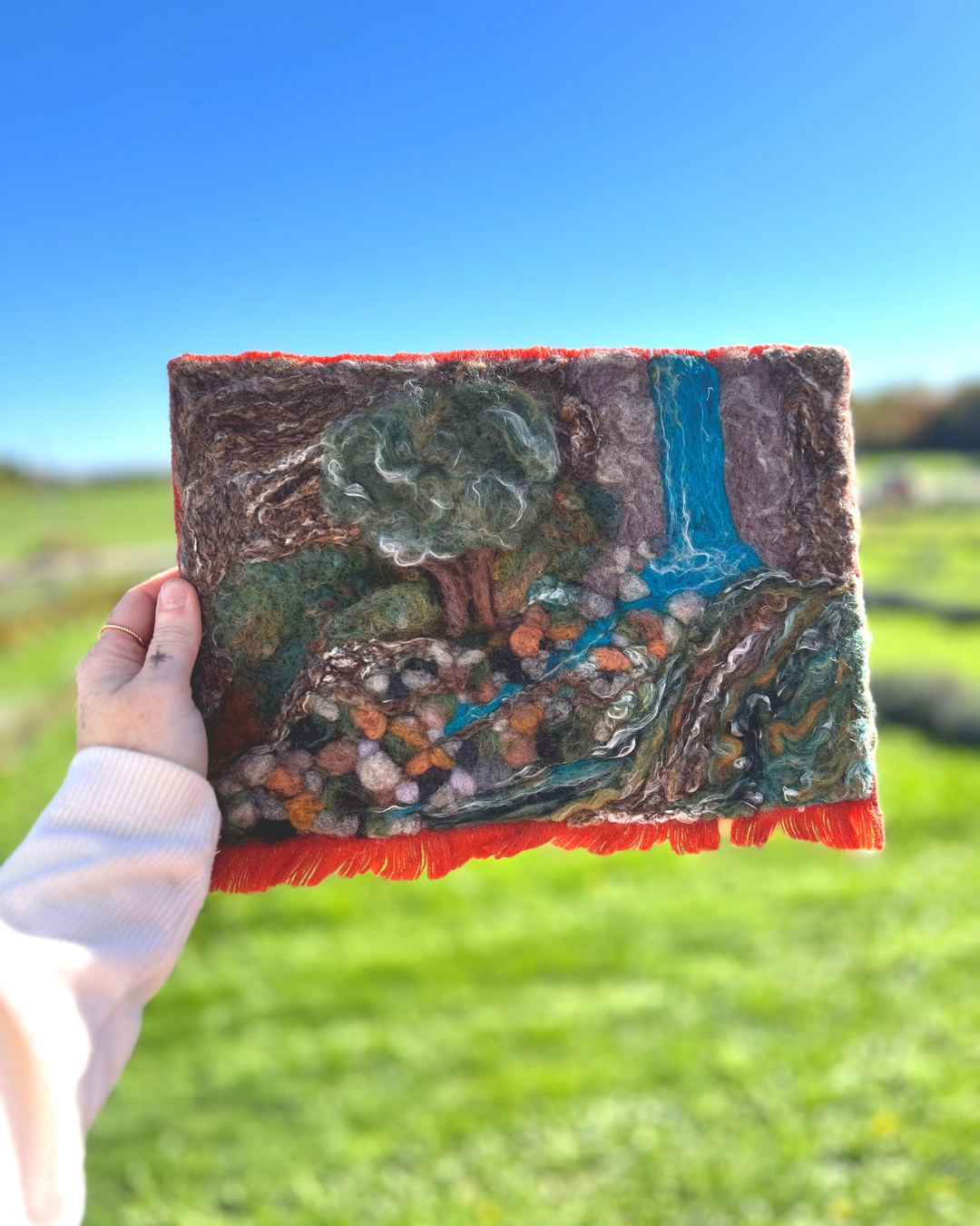 'lowlands of the highlands' needle felting