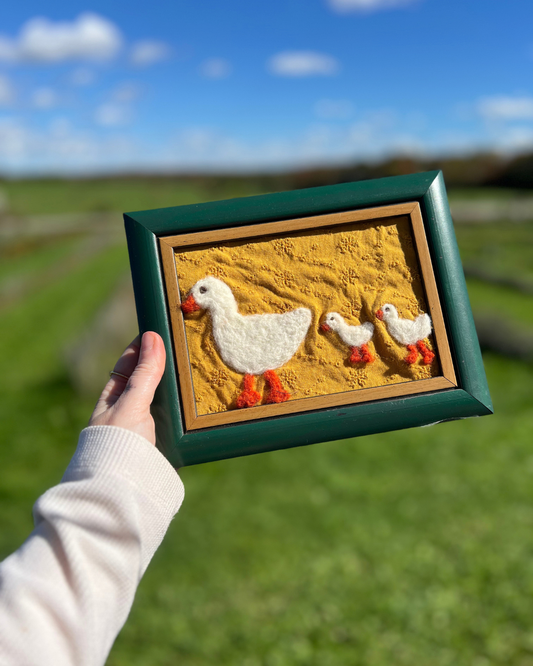 mama goose needle felting