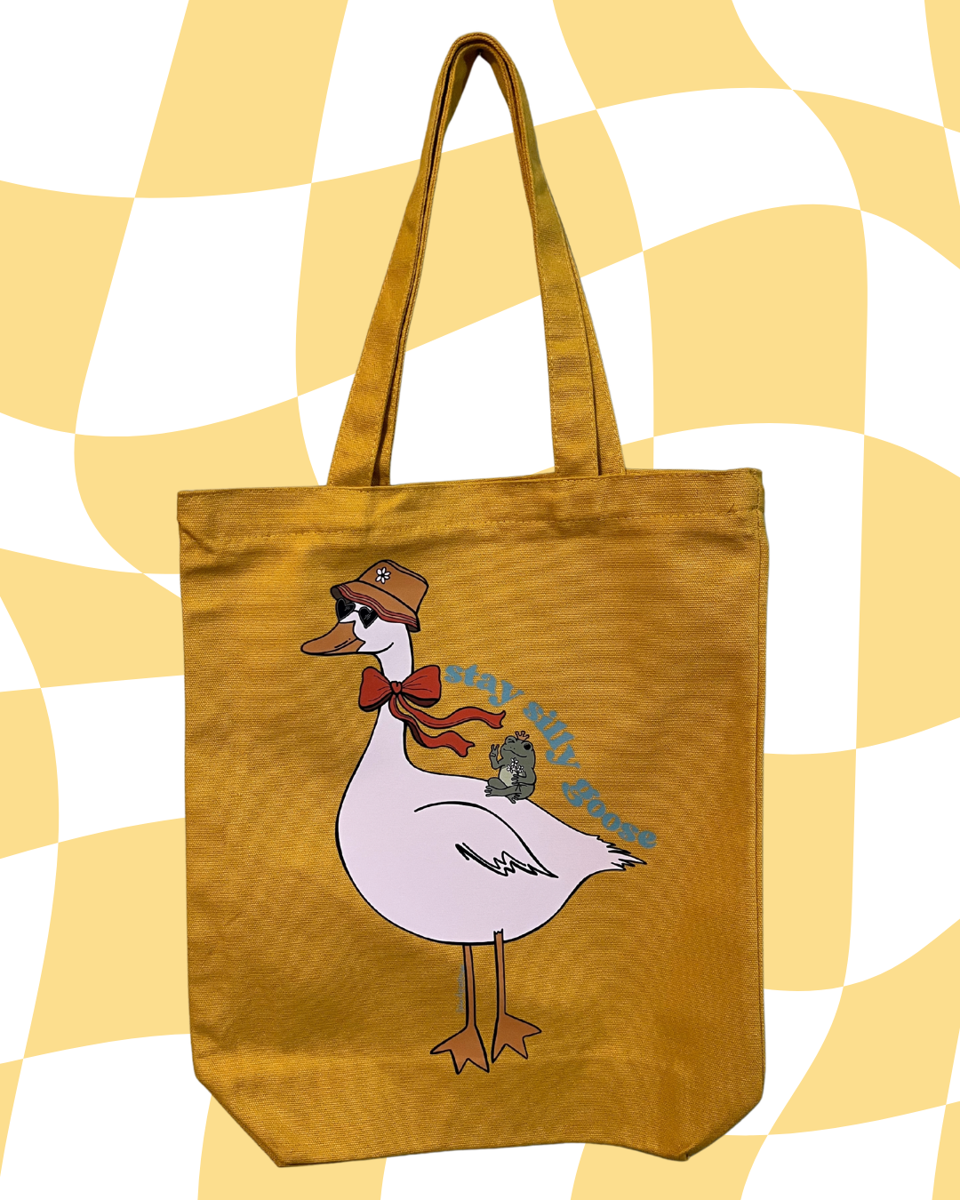 stay silly goose tote bags (3 colours)