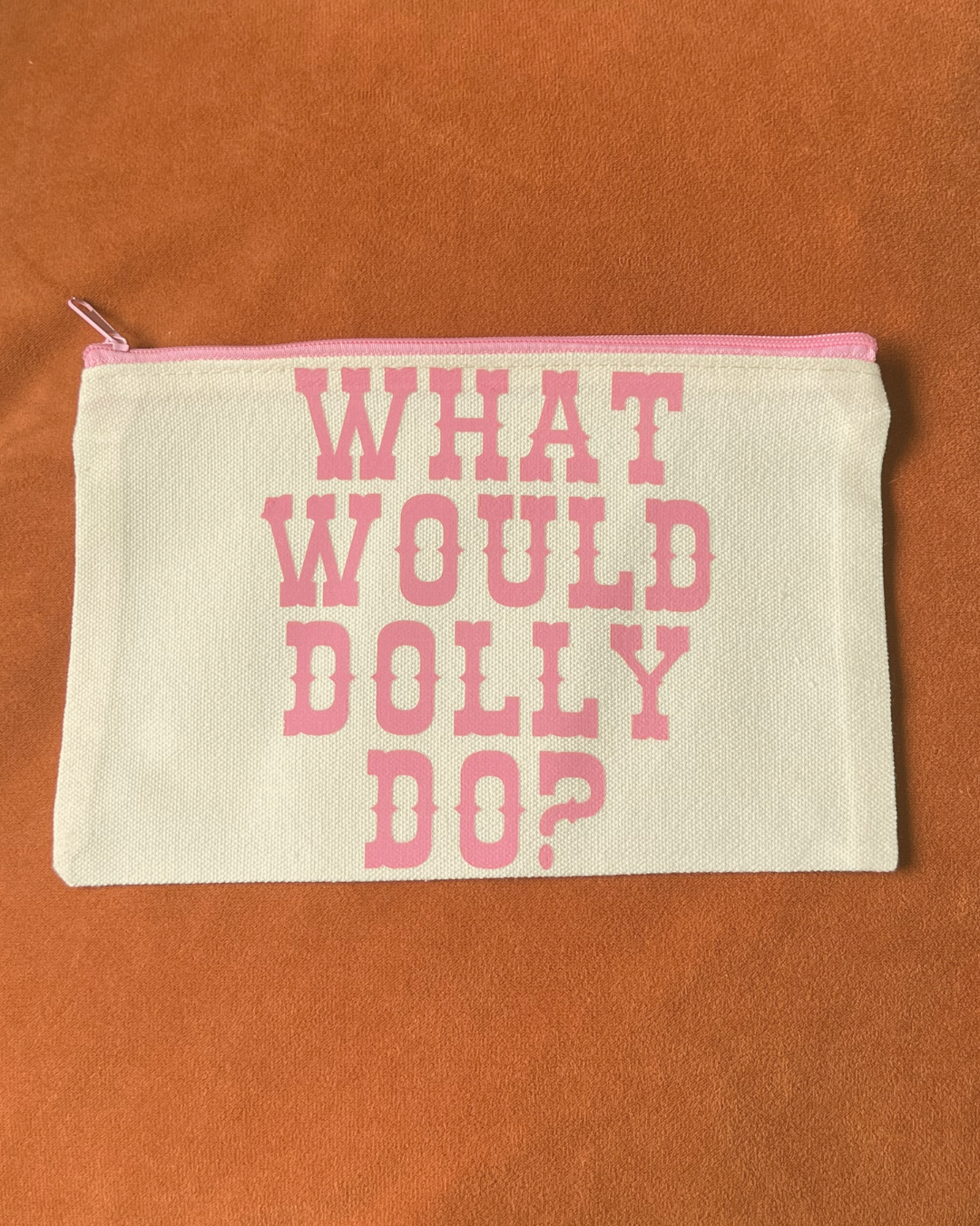what would dolly do zipper pouch