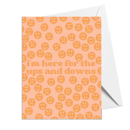 ups & downs card