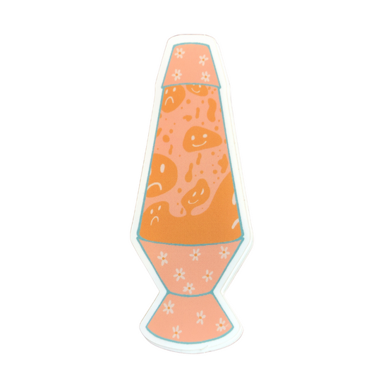 lava lamp sticker