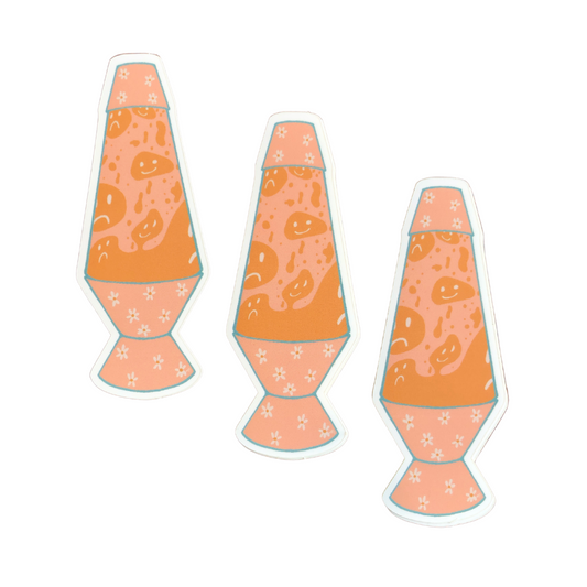 lava lamp sticker